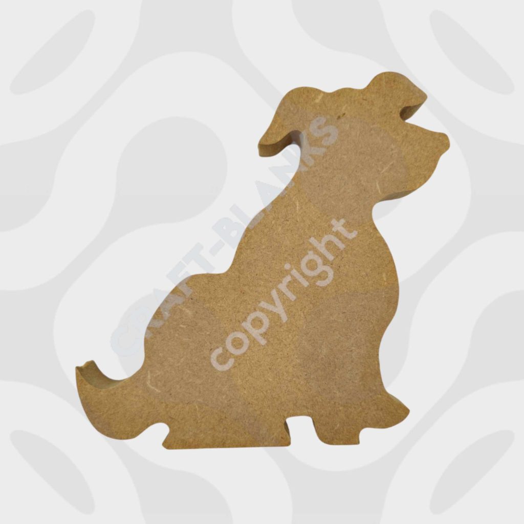 Freestanding Dog - Decoupage Craft Blanks
