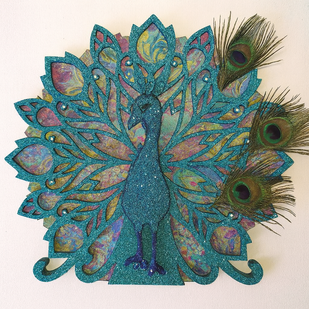 A handmade layered w