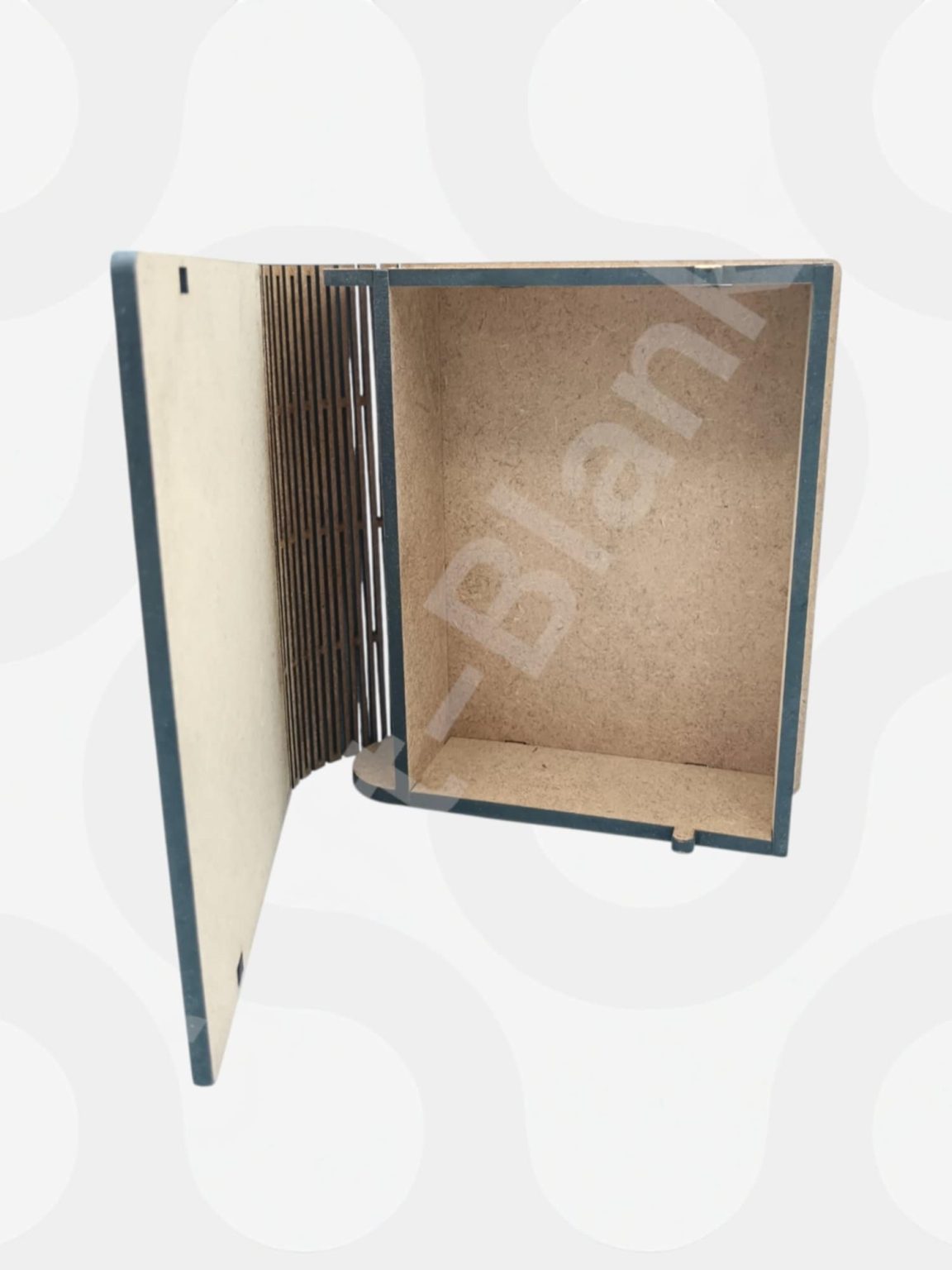 MDF Book Box Craft Blank – Hinged Lid DIY Storage - Decoupage Craft Blanks