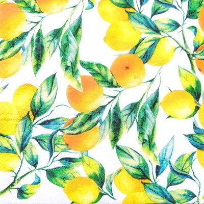 Lemons Napkins F43 33cm
