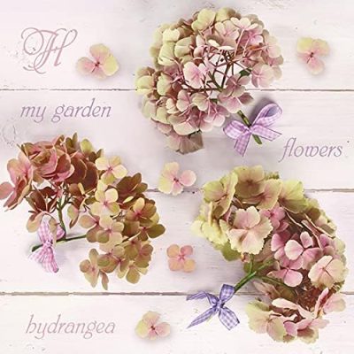 Hydrangea Flowers Napkins D24 33cm