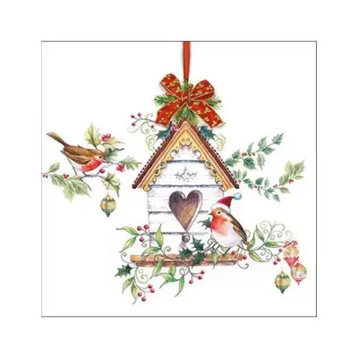 Birdhouse napkins E21