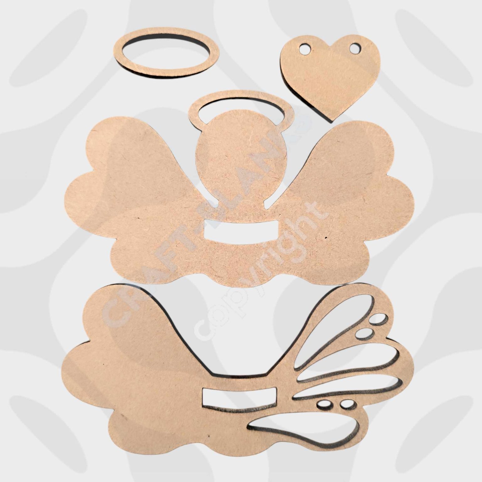 Memory Angels - Decoupage Craft Blanks