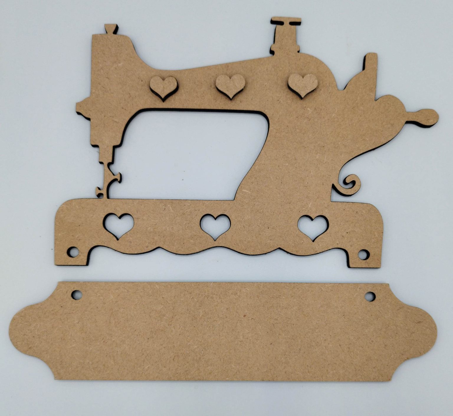 Sewing machine / craft room plaque Decoupage Craft Blanks