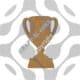 Chunky 18mm freestanding MDF trophy award cup craft blank in 15cm height for DIY painting and Father's Day gifts.
