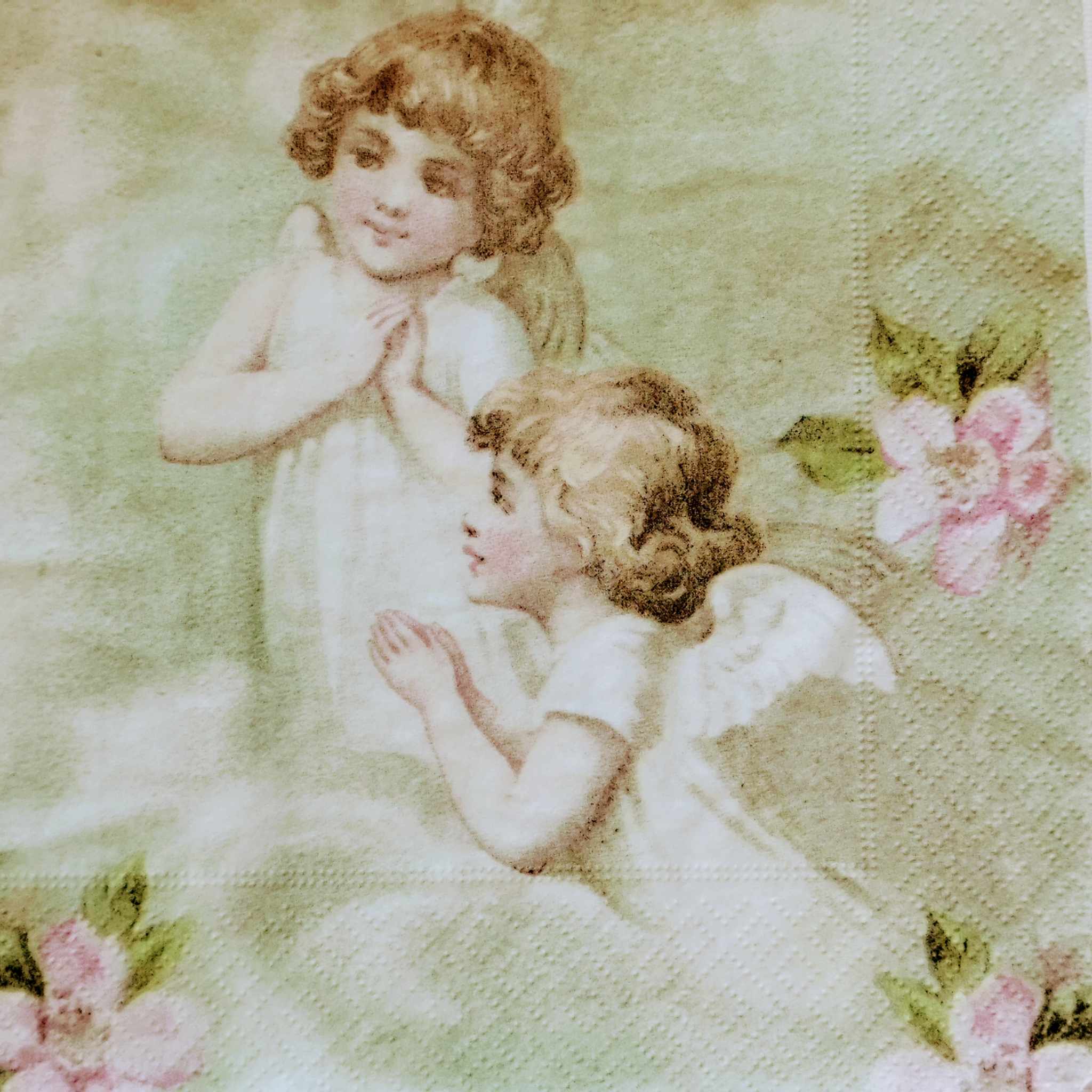 Vintage Angels Napkins 263 33cm Decoupage Craft Blanks
