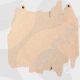 Detailed laser-cut MDF wood effect shaped hanging plaque craft blank with jagged edges for DIY rustic painting.