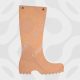 Detailed laser-cut MDF boot plaque craft blanks in two sizes for DIY painting and floral arrangements.