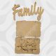 Detailed layered 3D MDF Family plaque set craft blank with branch and hearts for DIY painting and photos.
