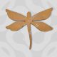 Large MDF dragonfly shape blank in 20cm width for DIY mosaic projects and painting.