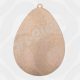 MDF egg shaped hanging plaque craft blank in four sizes for DIY Easter decor and painting