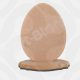 Freestanding vintage MDF egg craft blank with ornate base in 9mm wood for DIY Easter decor.