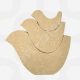 Set of three freestanding MDF stacking birds in chunky 18mm wood for DIY nursery decor.