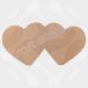 Two sizes of freestanding MDF double hearts in chunky 18mm thickness for DIY wedding and anniversary decor.