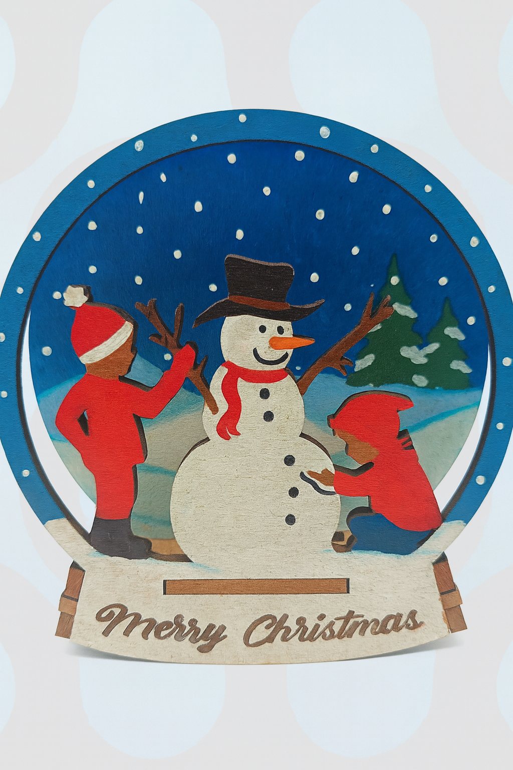 Enhance a wooden sno